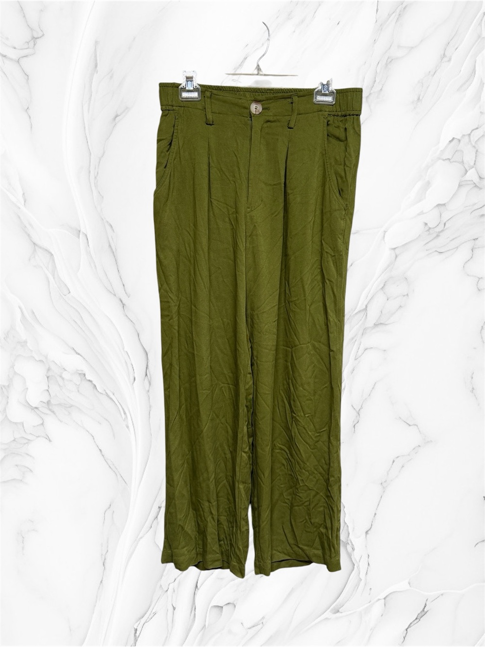Mindy mais market Olive Green Relaxed Trousers size medium